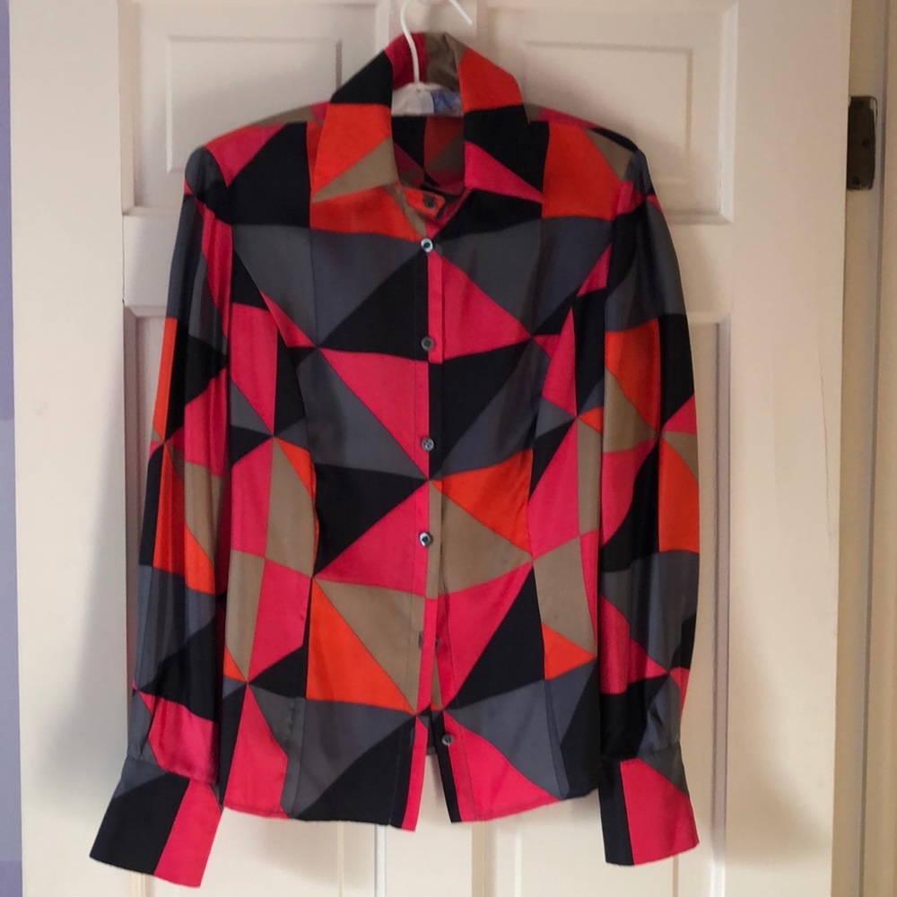Carlisle Silk print blouse